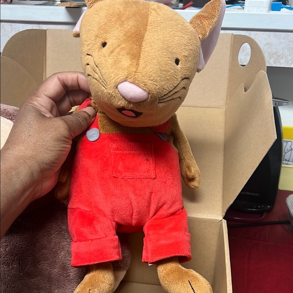 X2 Plush Curious George and If you Give a Mouse a Cookie Stuffed Animal GUC - Picture 3 of 8